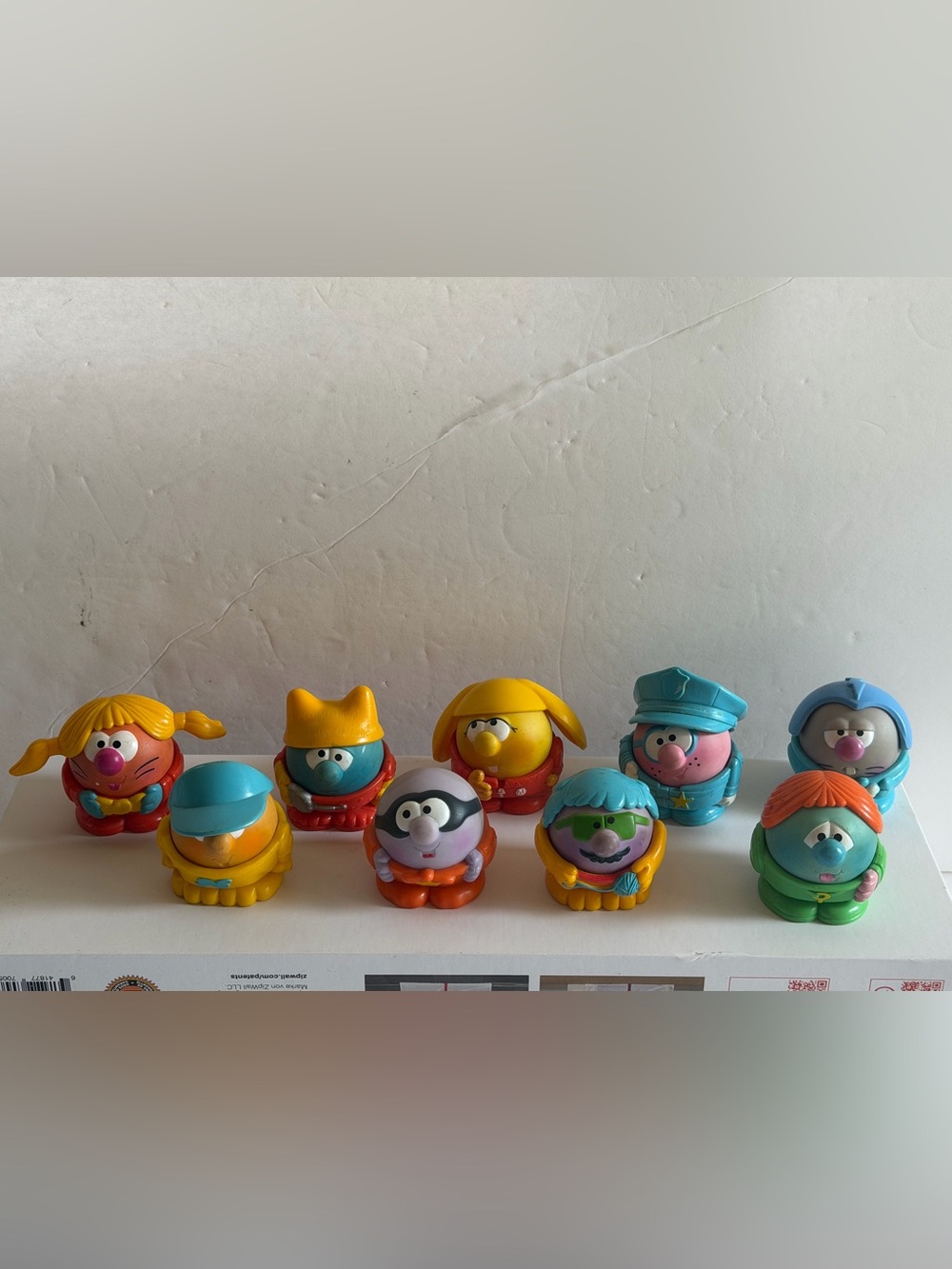 Parker Brothers Nerfuls - Lot of 26 Parts & Pieces. Vintage 1985 Toys